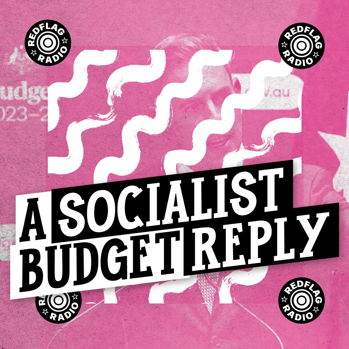 redflag_soc's tweet photo. 🚩🎙️NEW EPISODE OF RED FLAG RADIO OUT NOW 🎙️🚩

'A socialist budget reply': https://t.co/k0xi9rPvah

In the midst of a cost of living crisis, Labor are cutting taxes for the rich, spending $368 billion on subs and signalling the need for tougher 'fiscal restraint' in the future. https://t.co/xNshh37JAQ