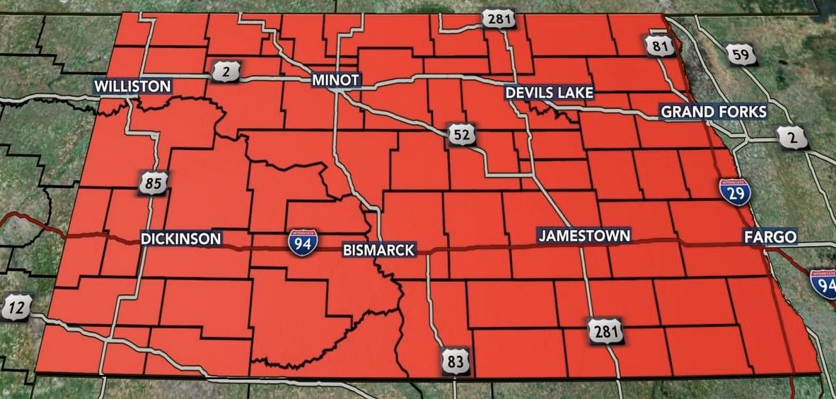 Flickertail Times on Twitter "North Dakota road construction map be like"