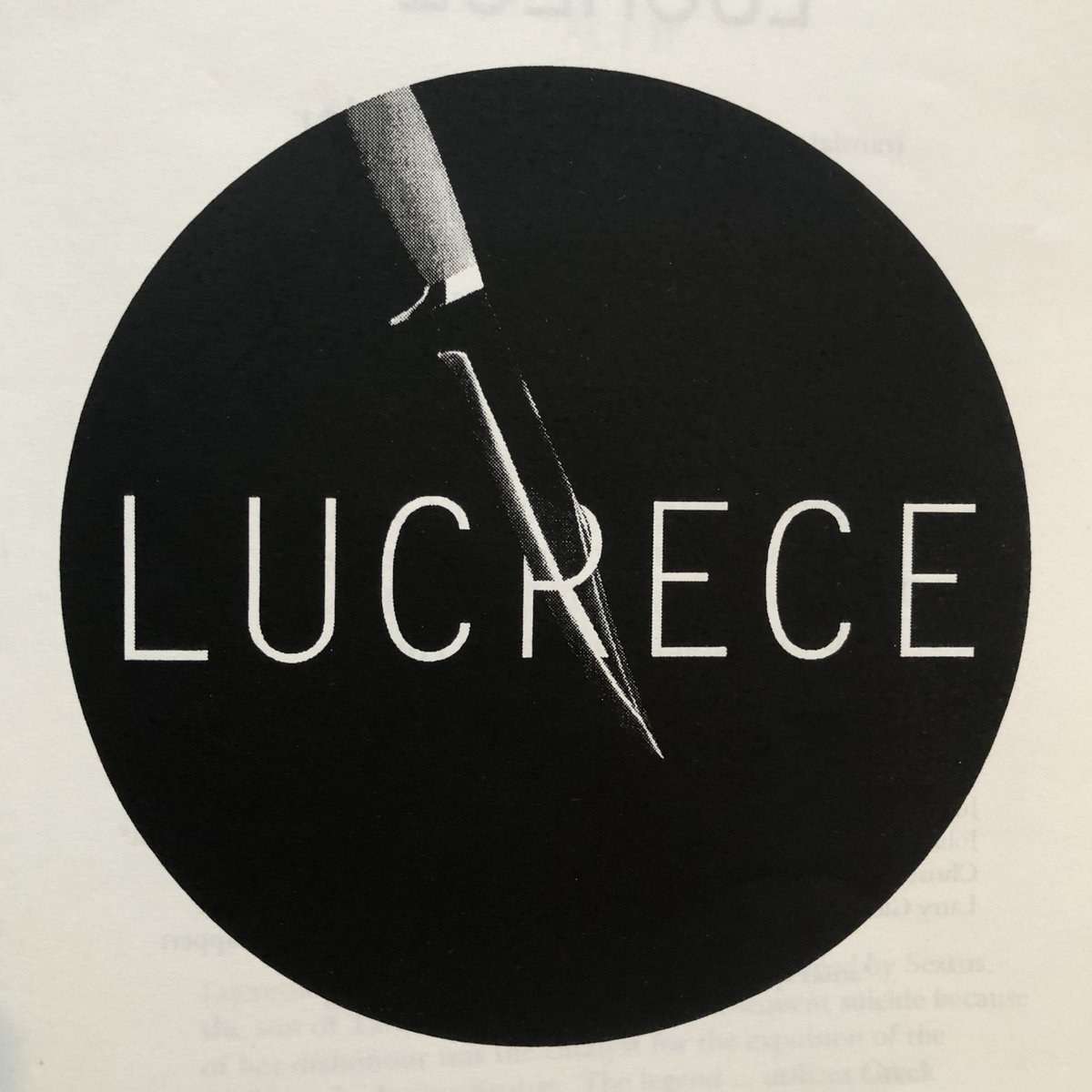 ThorntonNWilder's tweet photo. #OTD in 2000, Lucrece, presented by The Willow Cabin Theatre Company, opened Off-Broadway @OhioTheatre  starring Wilder fave @lindapnyc
Lucrece is Wilder's translation of Andre Obey's Le Viol de Lucrece opened on Broadway in 1932 starring Katharine Cornell.#theatrehistory https://t.co/kNpA4jGqPy