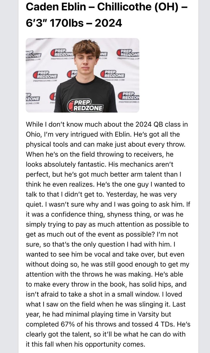 Thanks for the article!! <a href="/FFBallAllDay/">Sam Erman</a> <a href="/PrepRedzone/">Prep Redzone 🏈</a> <a href="/PrepRedzoneIN/">Prep Redzone Indiana</a>
