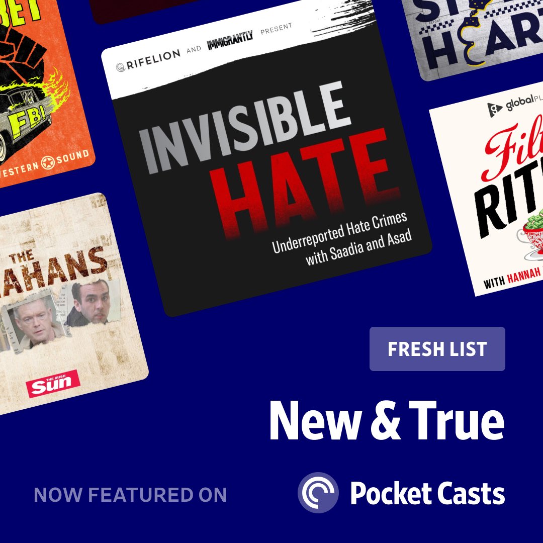 Saadia khan (@saadiak on BlueSky🦋) (@swkkhan) on Twitter photo 🎉 Exciting news! <a href="/pocketcasts/">Pocket Casts</a> featured <a href="/InvisibleH8Pod/">Invisible Hate Podcast</a>. If you haven't checked it out yet, you're missing out. IH is an ethical true crime pod exposing injustices against minorities. In this political climate, amplifying these stories & fighting for justice is crucial. <a href="/rifelion/">Rifelion Media | Elevating Diverse Voices</a> 🎉 Exciting news! <a href="/pocketcasts/">Pocket Casts</a> featured <a href="/InvisibleH8Pod/">Invisible Hate Podcast</a>. If you haven't checked it out yet, you're missing out. IH is an ethical true crime pod exposing injustices against minorities. In this political climate, amplifying these stories & fighting for justice is crucial. <a href="/rifelion/">Rifelion Media | Elevating Diverse Voices</a>