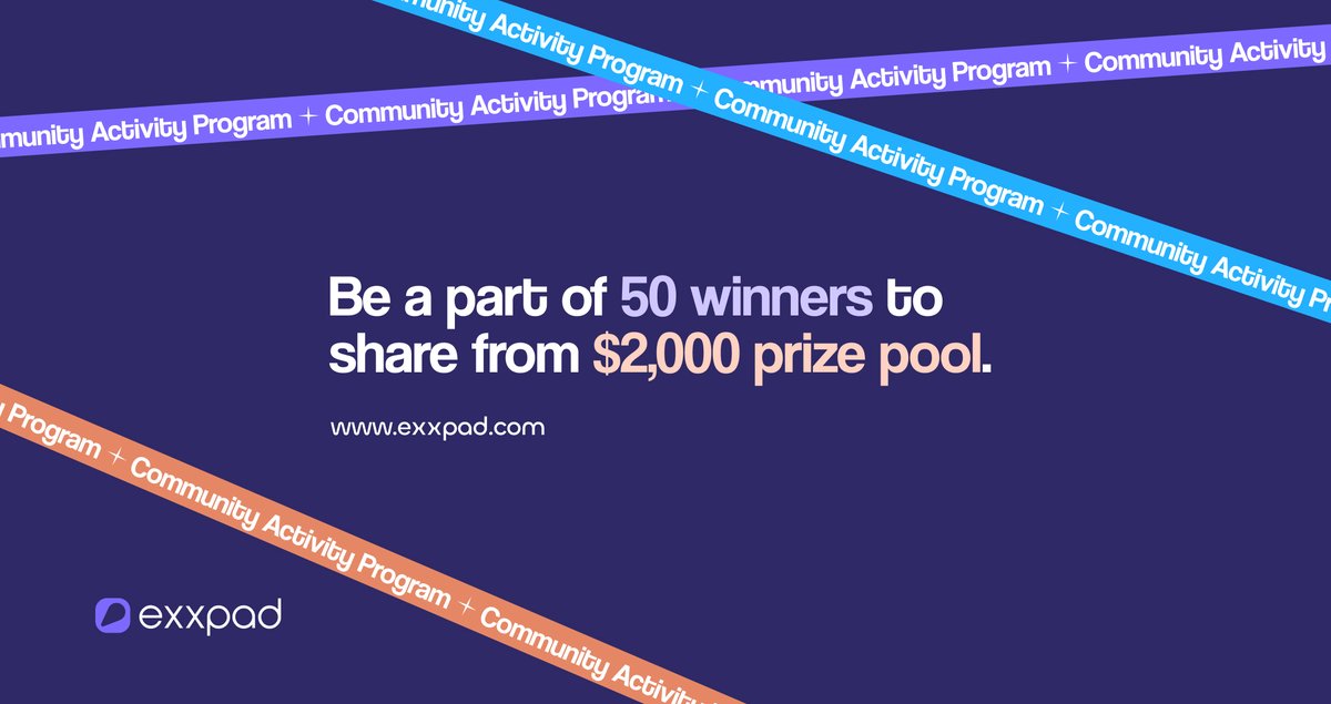 📢 Exciting News! 🎉

Join our exclusive Community Activity Campaign and stand a chance to win $2,000 in tokens! 

🏆 Be among the top 50 participants to claim your share of the prize pool.

zealy.io/c/exxpad/invit…