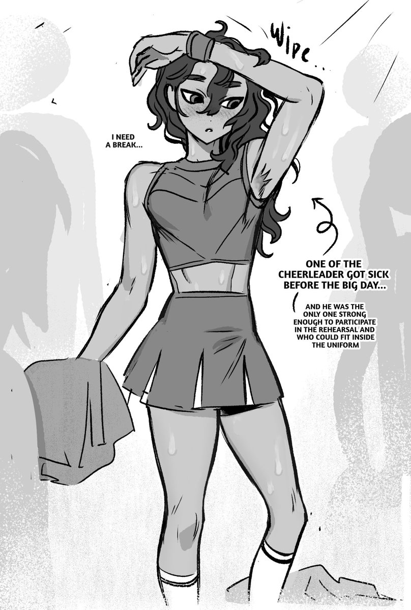 College cheerleader AU? 🌤