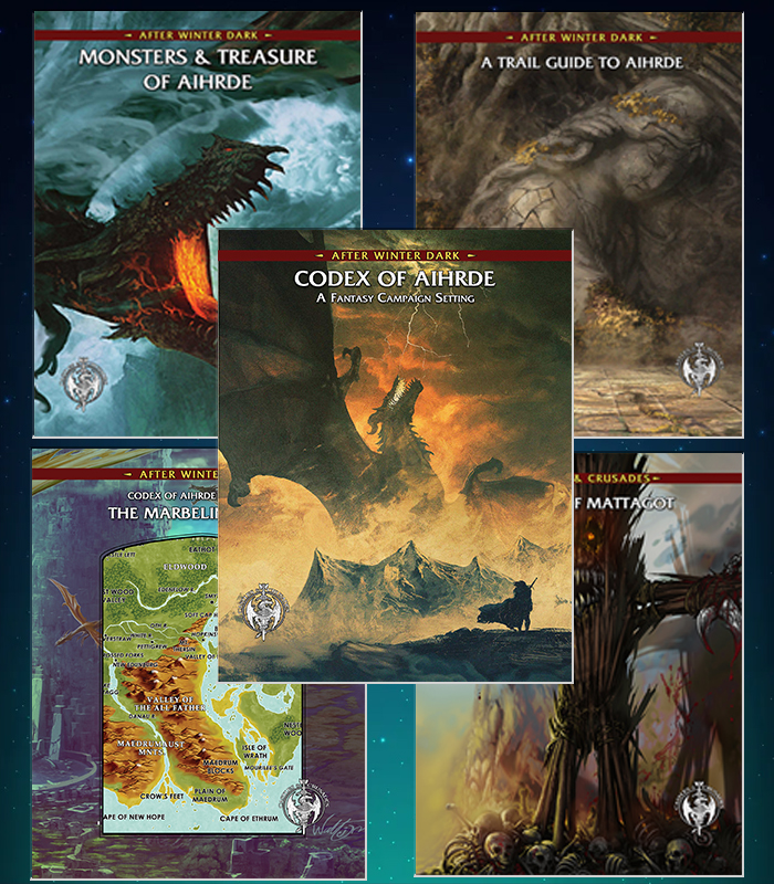 welcome to Aihrde

#castlesandcrusades #trolllordgames #ttrpg #ttrpgcommunity #dnd #dungeonsanddragons #rpg #osr #gameing #fantasy #pathfinder #roleplay #dice #dungeon #miniature #roll20 #dndbeyond #5e #dnd5e