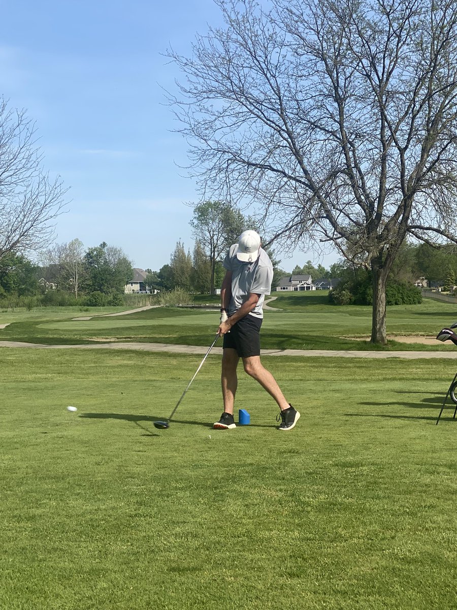 DeKalbGolf's tweet photo. Good nite for the Barons. Picked up a NE8 win over NewHaven. Grant Stuckey medalist with a 39. Next up Senior Night against Columbia City @BridgewaterGC https://t.co/Aucd72hoo3