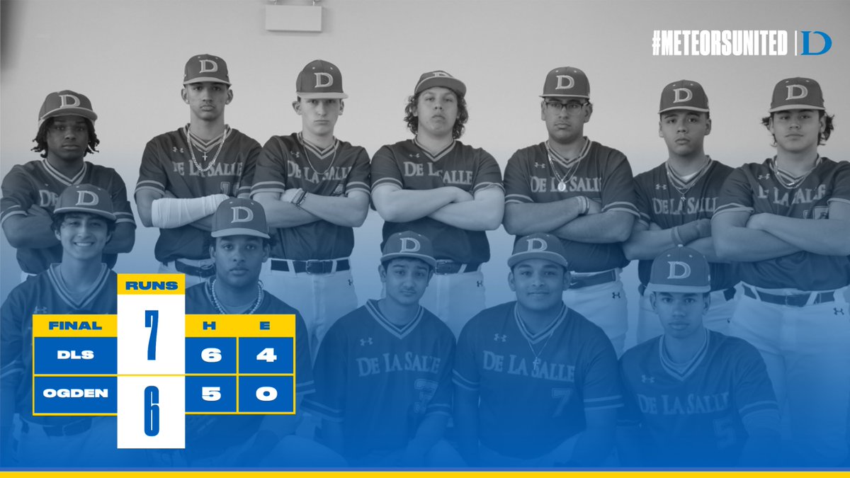 Baseball gets the win on Senior Night! 

#MeteorsUnited #GoMeteors☄️