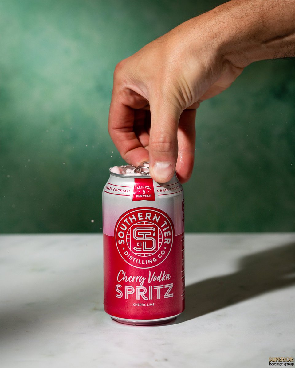 superior_bevgrp's tweet image. Making a splash with the newest Spritz! @stbcbeer 

#stbc #southerntier #cherryspritz #vodkabased #RTD #readytodrink #cheers #SBG #superiorbeveragegroup 

Drink responsibly, must be 21 years or older.