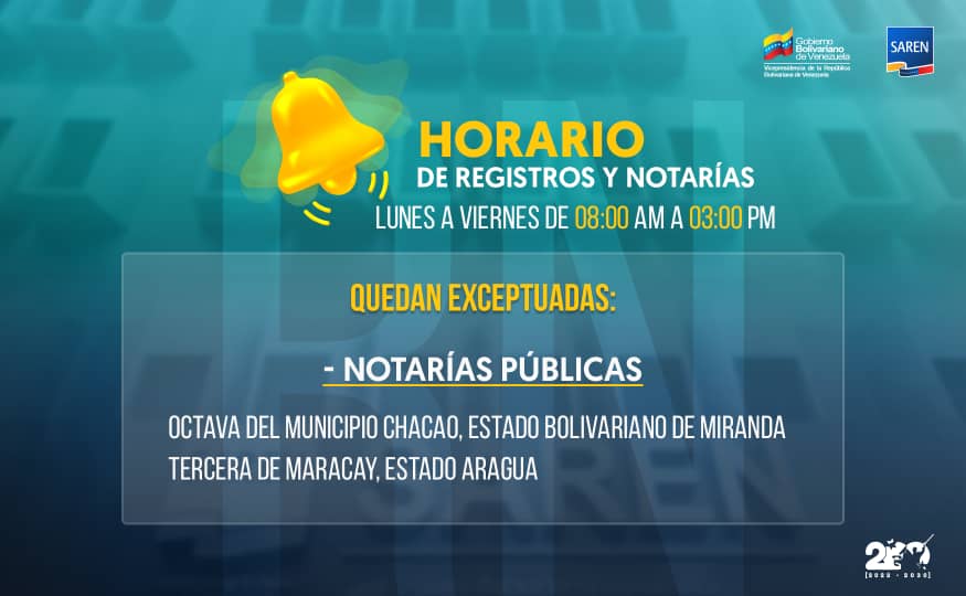 #Entérate 👉 El @SarenVzla informa que prestará atención a los usuarios desde el lunes #15May hasta el viernes #19May desde las 8:00 a.m. hasta las 3:00 p.m. Más detalles aquí: bit.ly/3BMdxnn #ConMaduroMásComunicación