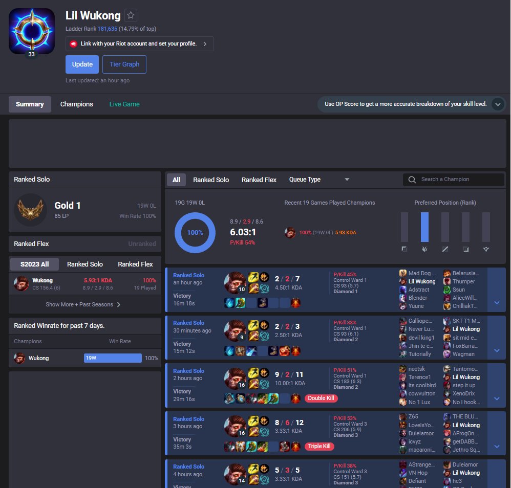 Great stream today went 19-1 on a fresh account 19-0 was looking clean ngl 😅 , thanks all that tuned in and supported we grind again on Wednesday <3