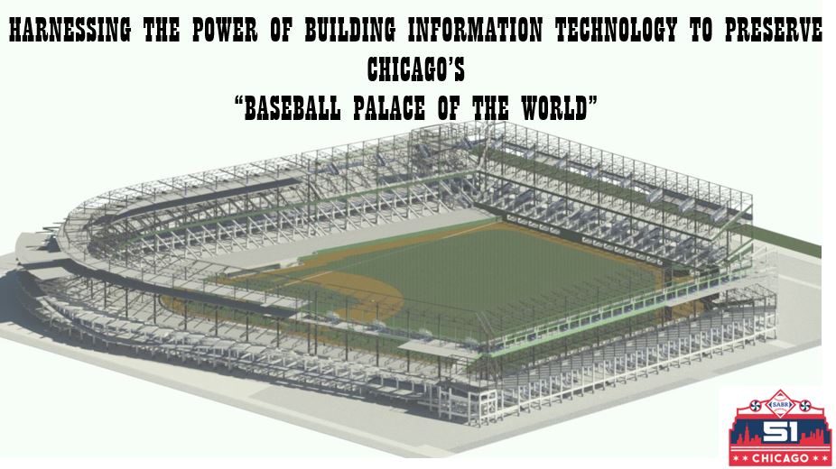 Looking forward to presenting at #SABR51 July 5-9 in Chicago. This will be a great opportunity to share the powerful side of the #TheComiskeyProject and how data embedded within the Comiskey BIM model can be extracted and used for research and valuation. #Chicago #Comiskey #Revit