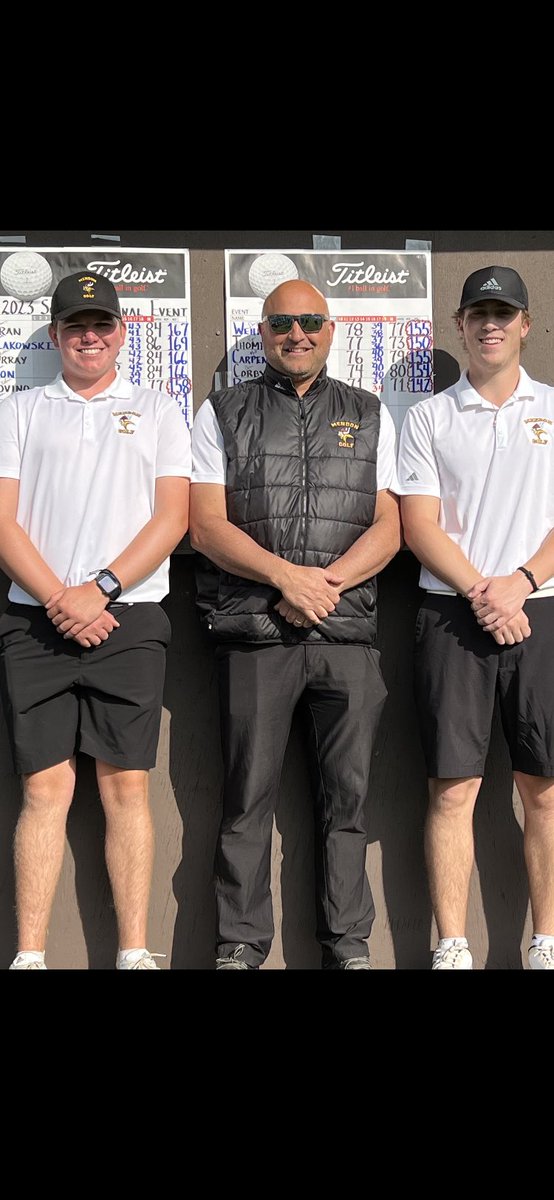 <a href="/PittMendonGolf/">Mendon Golf</a> had a day today.. Matt Carpentier and London Hoyser qualified for the NYS golf championship. <a href="/PCSDAthletics/">Pittsford Athletics</a>