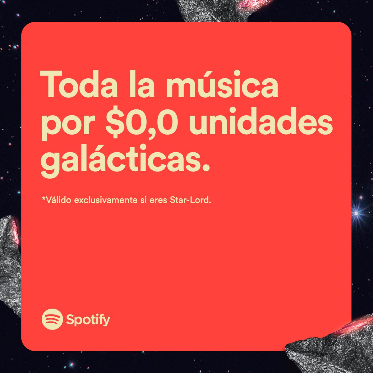 SpotifyMexico's tweet photo. @Guardians que si por fa le dicen a Peter que le tenemos algo aquí en la Tierra? https://t.co/QwtsZDJtS7