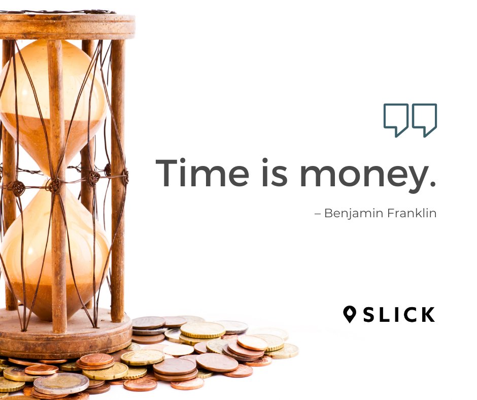 helloslick's tweet image. When calculating the cost of maintaining your fleet, you must calculate the cost of time for your company.