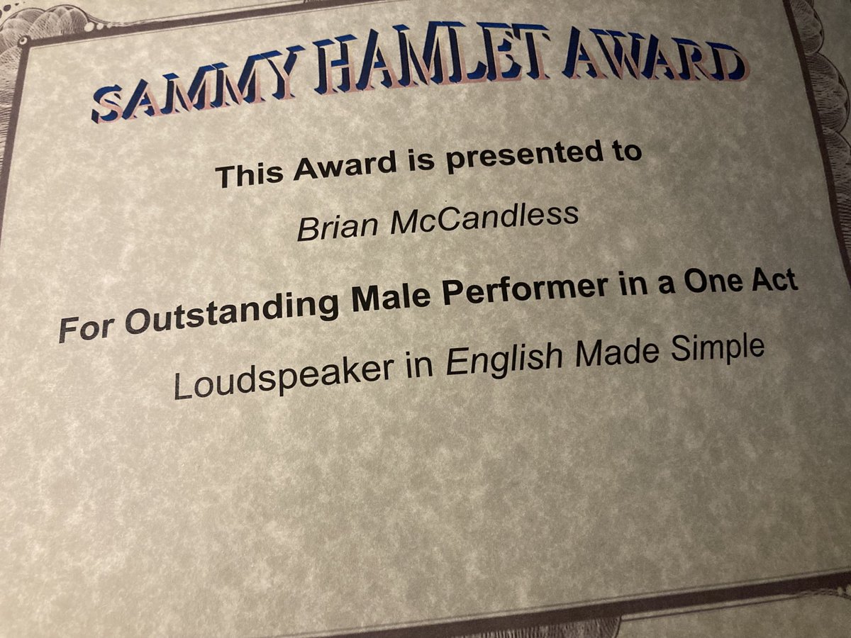 Honored! ⁦<a href="/thespians2277/">Troupe 2277</a>⁩