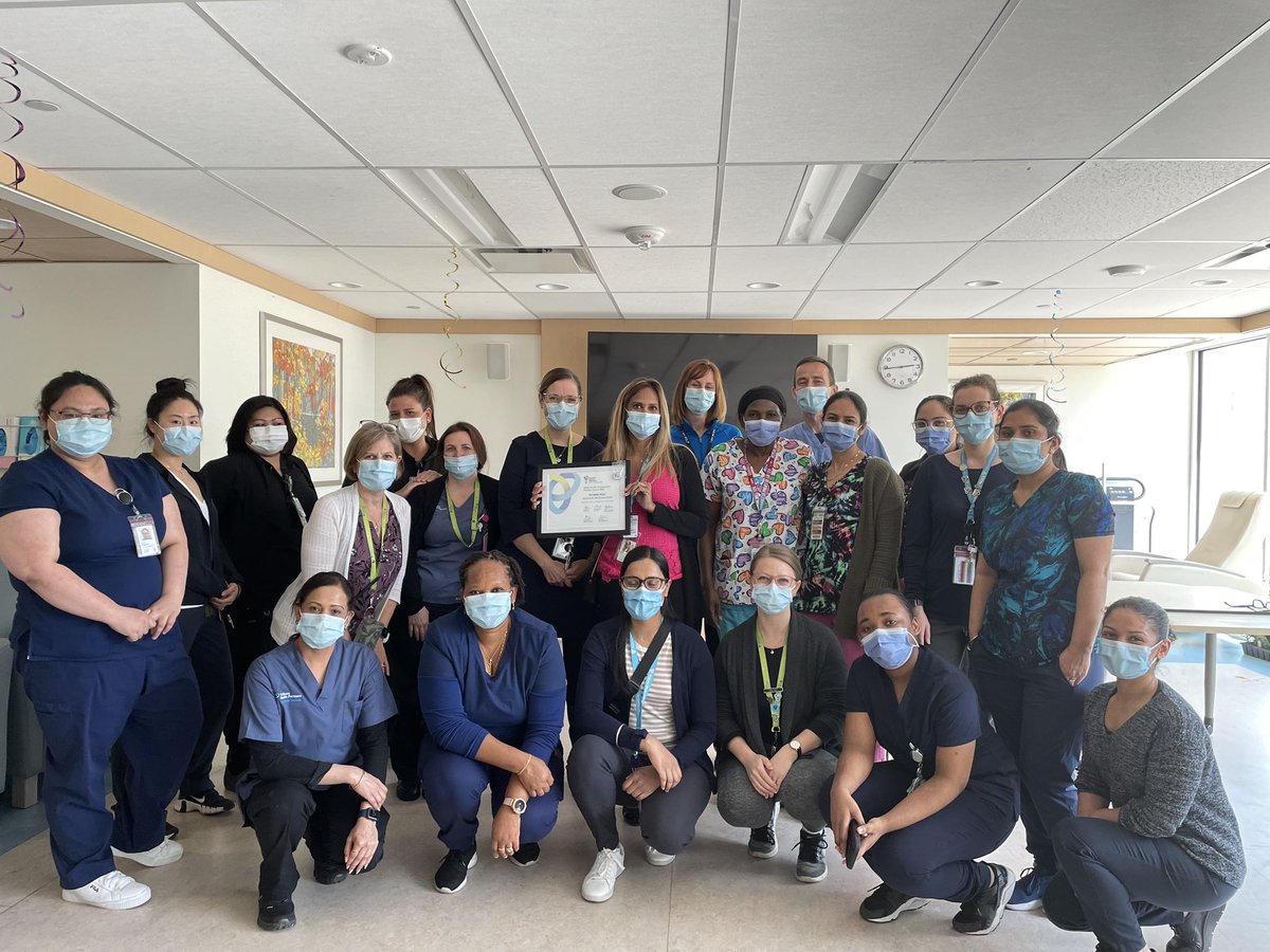 A great kick off to <a href="/THP_hospital/">Trillium Health Partners</a> #bettertogether week recognizing and celebrating one of our Social Workers - Sandeeta Singh - Allied Health Practice Award winner - exemplifying  compassionate interprofessional family centred care at our Moir Family Centre for Complex Care