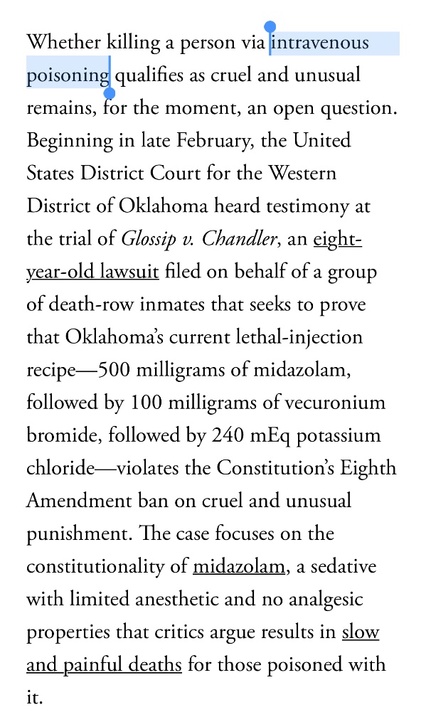 If @TheAtlantic called a lethal injection for a death-row inmate “medicine” everyone would see how ghoulish and Orwellian that was. twitter.com/McCormackJohn/…