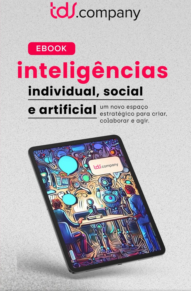 srlm's tweet photo. no ar, no link https://t.co/WnN4vGfWVX, as 90 páginas de.... 

#INTELIGÊNCIAS INDIVIDUAL, SOCIAL e #ARTIFICIAL [um novo espaço estratégico para criar, colaborar e agir],

escrito por @andremmneves, @filipecalegario, @belfort, @vinicius3w e eu mesmo, lá na https://t.co/iVbp9jgtC8. https://t.co/eCeauivl7v