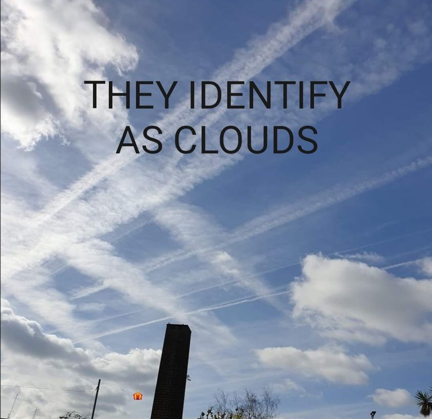 Their pronouns: THEY / KILL / SOFTLY
#chemtrails #WeatherManipulation