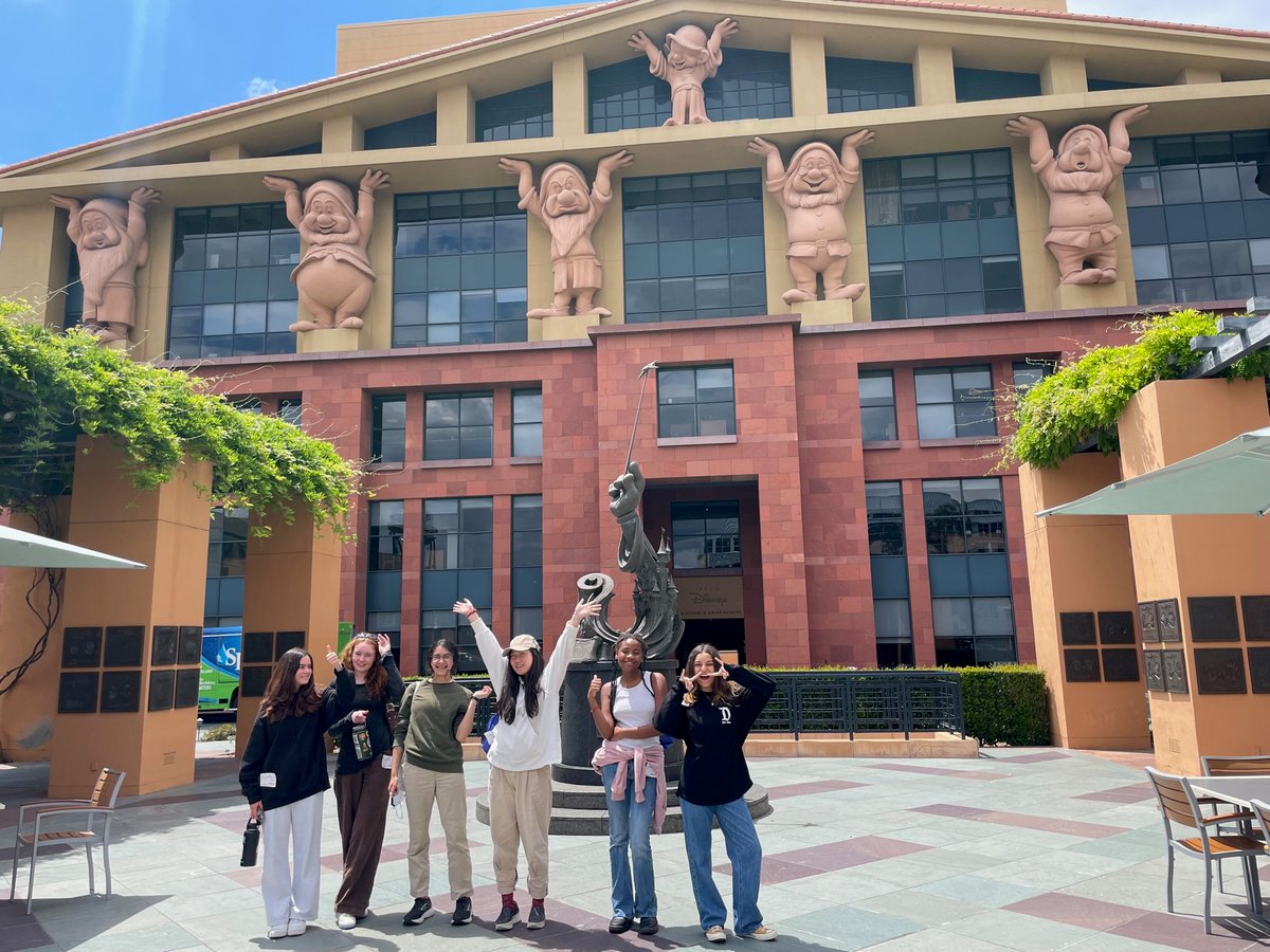 Westridge100's tweet photo. Thanks to the team at @DisneyStudios for hosting students in our Upper School "Journeys in Film" class for a tour of their Burbank campus recently! What a special field trip ✨ https://t.co/QMxP5T8bEp