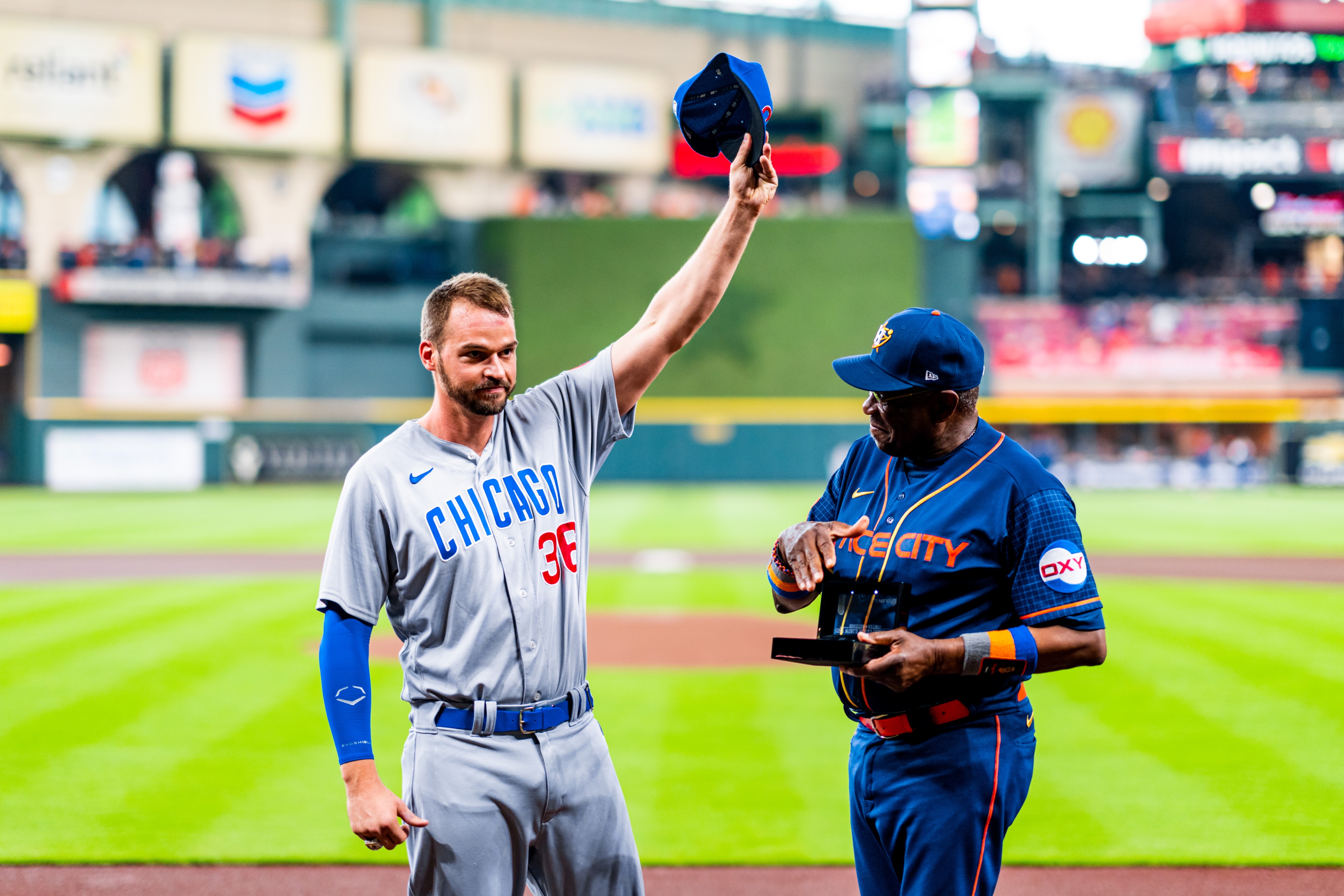 Houston Astros on X: Prior to tonight's game, we welcomed back