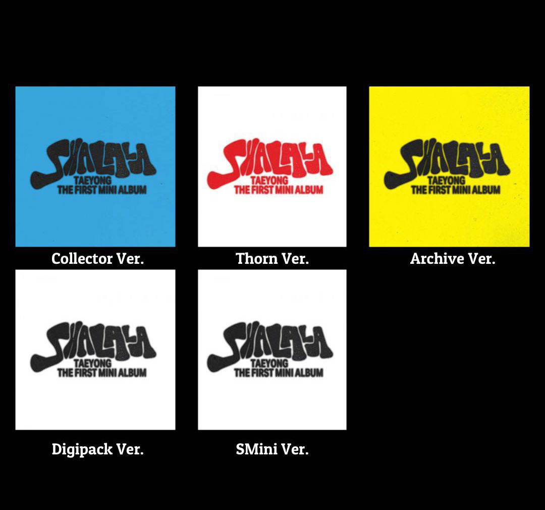 [OPEN PO] NCT TAEYONG 1st MINI ALBUM - SHALALA

▪︎Smini ver 140K DP 95K
▪︎Digipack ver 145K DP 95K
▪︎Collector ver 250K DP 140K
▪︎Thorn ver 255K DP 140K
▪︎Archive ver 280K DP 165K

✅ BERSIH INA
❌ PACKING
📍 JATIM
⚠️ CLOSE 03 Juni

Order Bisa DM🪷