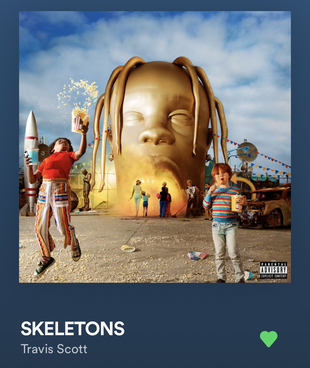 tervisscoot's tweet photo. SKELETONS by Travis Scott is the most beautiful song in his discography, everything about this song is so well orchestrated and simply amazing https://t.co/x60eaC1N8g