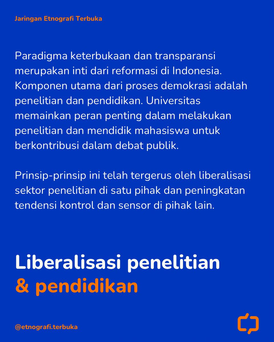 JET baru saja menerbitkan edisi khusus The politics of knowledge / Politik pengetahuan di <a href="/InsideIndo/">Inside Indonesia</a> 

Artikel-artikel di edisi khusus ini bisa dibaca dalam bahasa Indonesia maupun bahasa Inggris di insideindonesia.org/edition-151-ja…

Diedit oleh <a href="/benj_hegarty/">Benjamin Hegarty</a>  dan <a href="/annisa_beta/">Annisa</a>