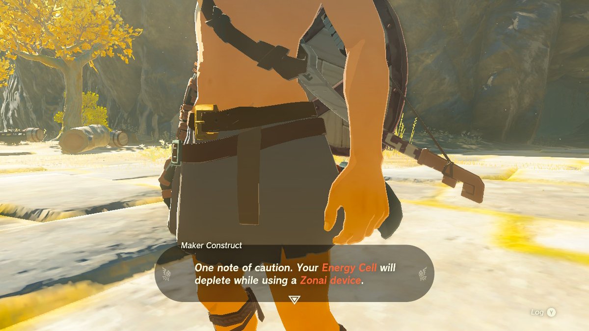 MadPointsGaming's tweet image. huge glitch in the game... it thinks i have an energy cell  #TearsOfTheKingdom #Zelda #NintendoSwitch