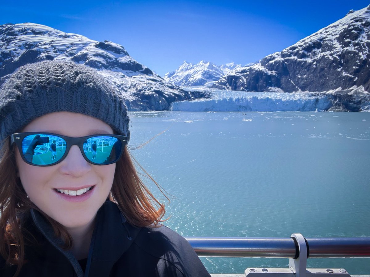 Glacier Bay today! Many glaciers & the wildlife is just incredible. A bear chasing a moose and its baby!? (Mama & baby moose got away) Whales, bears, moose, sea otters, sea lions, & eagles. #alaskacruise #travel #adventure #explore #alaska