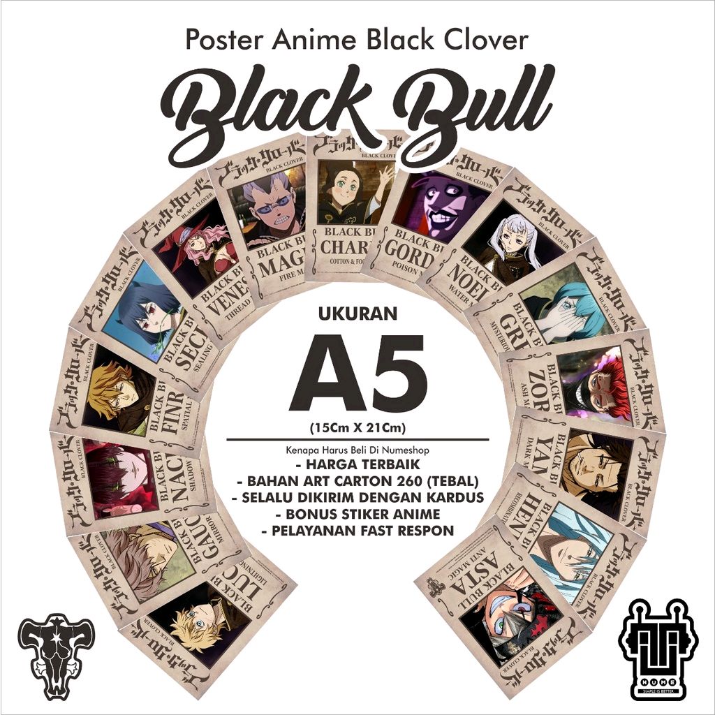 numeshop's tweet image. Saya menjual Poster Anime Black Clo... seharga Rp2.500. Dapatkan di Shopee sekarang! shopee.co.id/numeshop/86716… #ShopeeID