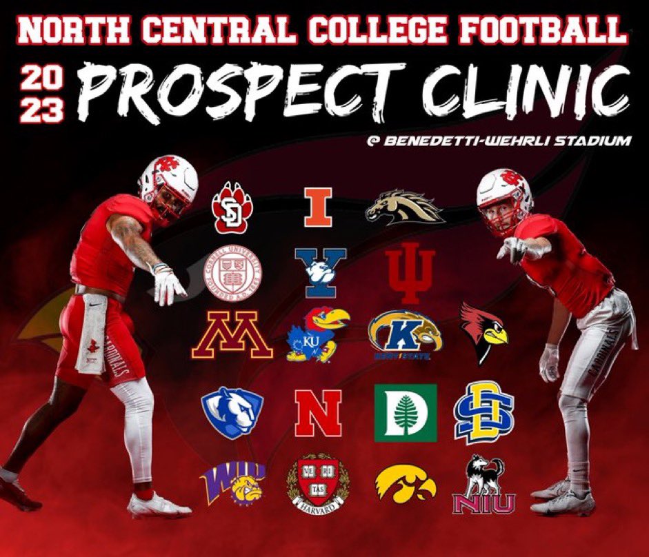 Thank you Coach Wood @Coach_Wood34 from the DIII National Champion Powerhouse North Central College @football_ncc for stopping by today!

#BuildtheShip | #WeAreNC