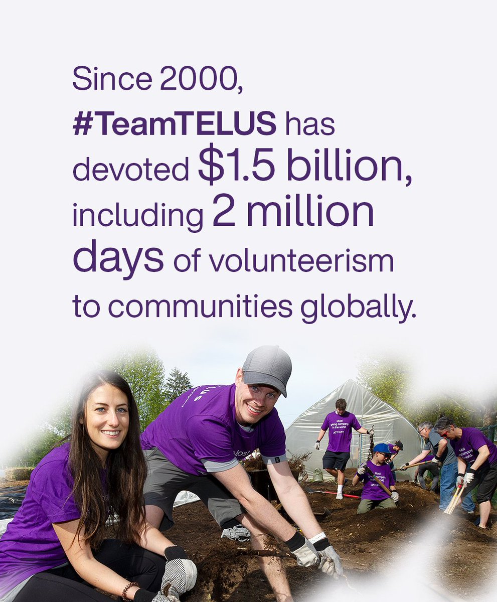 KevynMcGregor's tweet photo. #TeamTELUS volunteered 1.4 million hours in 2022! This #TELUSDaysofGiving, I'm on a mission to inspire my friends and family to #GiveWhereWeLive in our communities. What's your favourite way to give back? #LifeAtTELUS https://t.co/d97exsfIHK