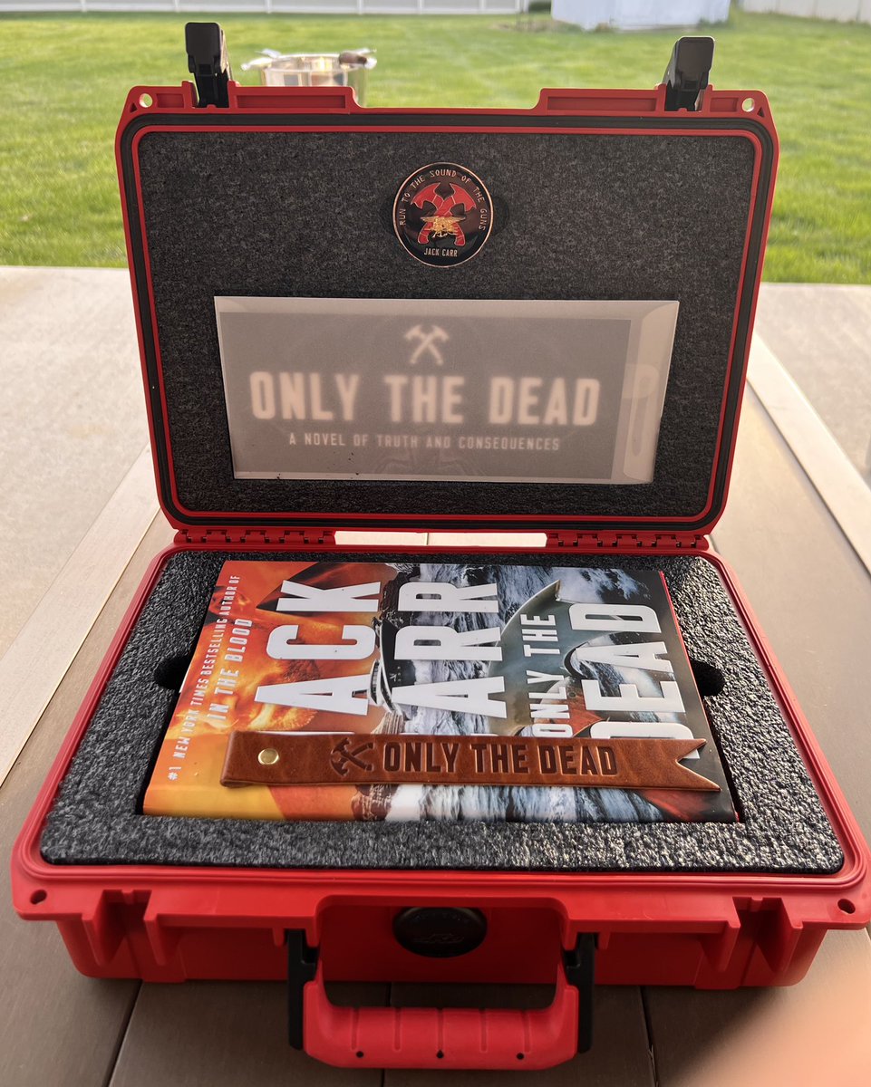 A very special box arrived today. In the midst of all this amazing packaging lies the best part - the latest James Reece by @JackCarrUSA. Thank you for your generosity, my friend. #OnlyTheDead