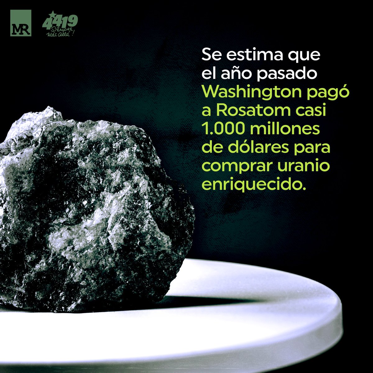 RManifiesto's tweet photo. Pese a la oleada d sanciones anti rusas, q prohíben el intercambio comercial d muchos productos, #EEUU sigue dependiendo del combustible nuclear producido en #Rusia, y, no se apresura a sancionar plenamente la industria nuclear del país euroasiático, explica la revista Newsweek. https://t.co/bja0m4w3Hx