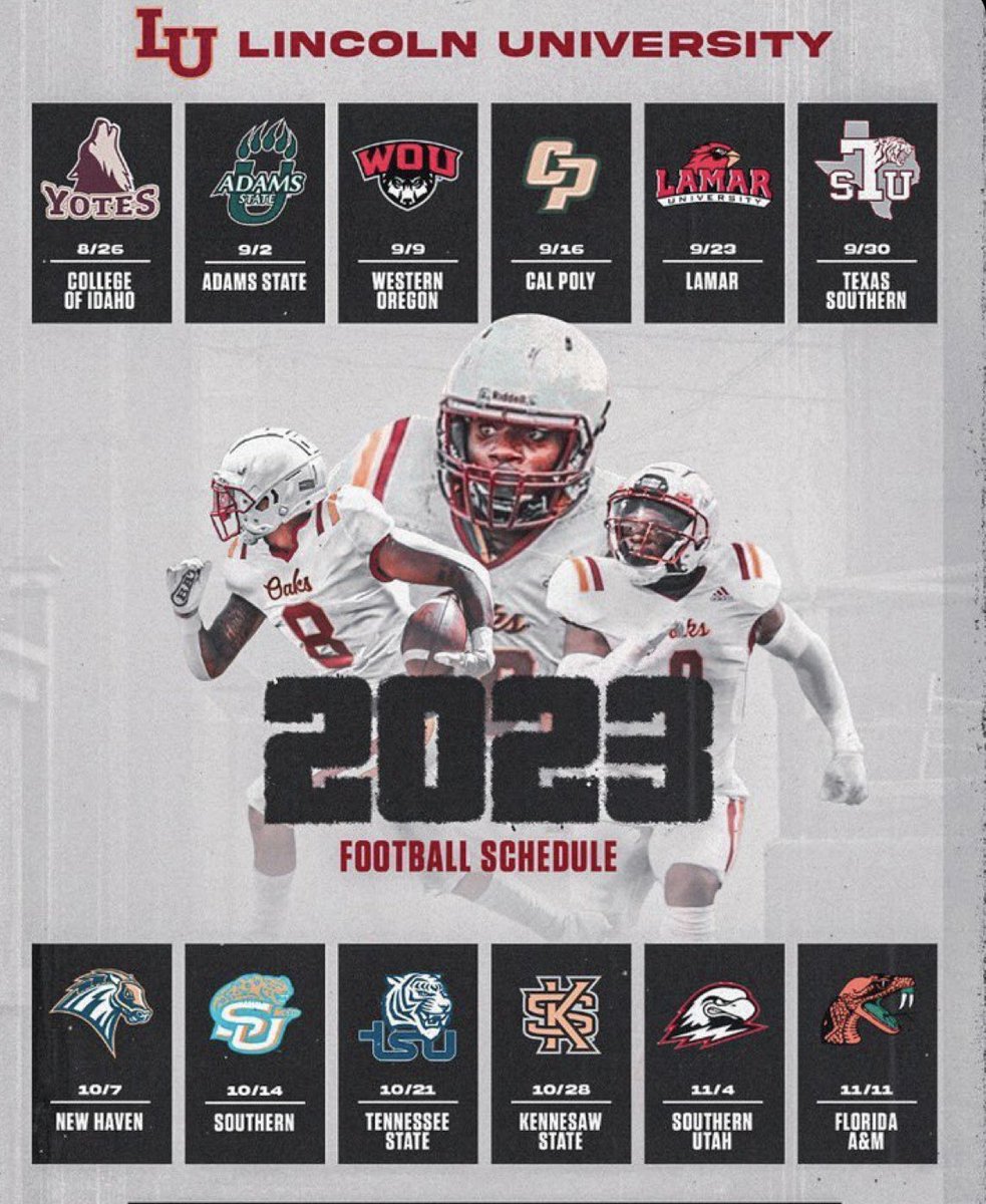 After great conversation with <a href="/Gumbs21/">Addison Gumbs</a> blessed to say I received an offer from Lincoln University <a href="/oaksfb/">Lincoln University Football</a>