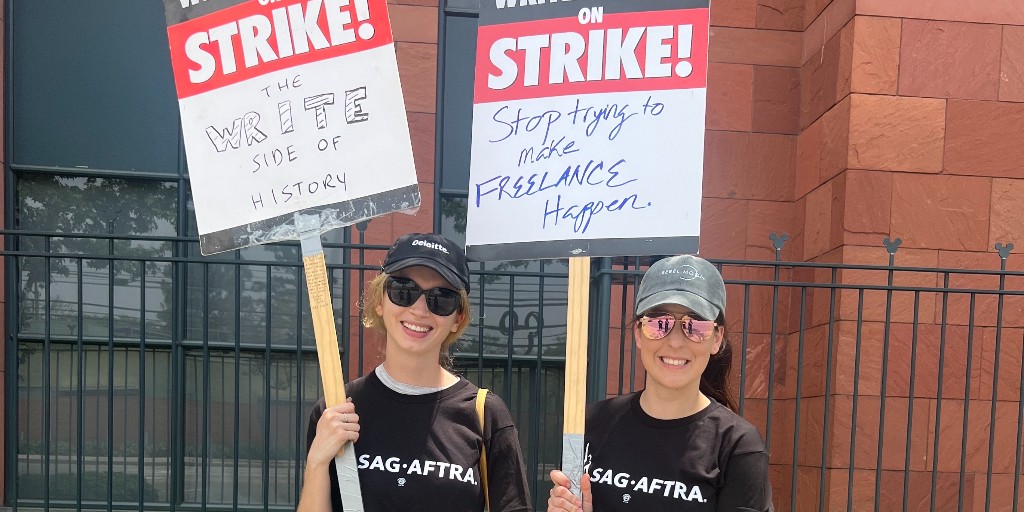 NextGen performers are showing up in #solidarity with the WGA! We are #WGAstrong 💪 #sagaftramembers #IamNGP