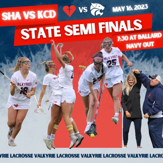 🚨 GAMEDAY!!! 🚨 🚨 
  State Semi Finals

  NAVY OUT !!!!!!

🆚: @kcdlacrosse 
⏰: 7:30 pm 
📍: Ballard High School
🎟️: link in bio

#allheart
#ebc