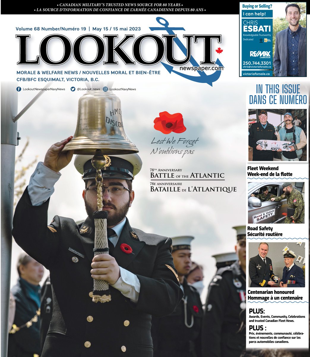 In this week's edition of #Lookoutnavynews: Royal Canadian Navy Fleet Weekend, CAF members join Victoria Sikh community in Vaisakhi celebration, and  Military music spectacle to close first day of Highland Games. Read the full edition here: bit.ly/3M6hfwH