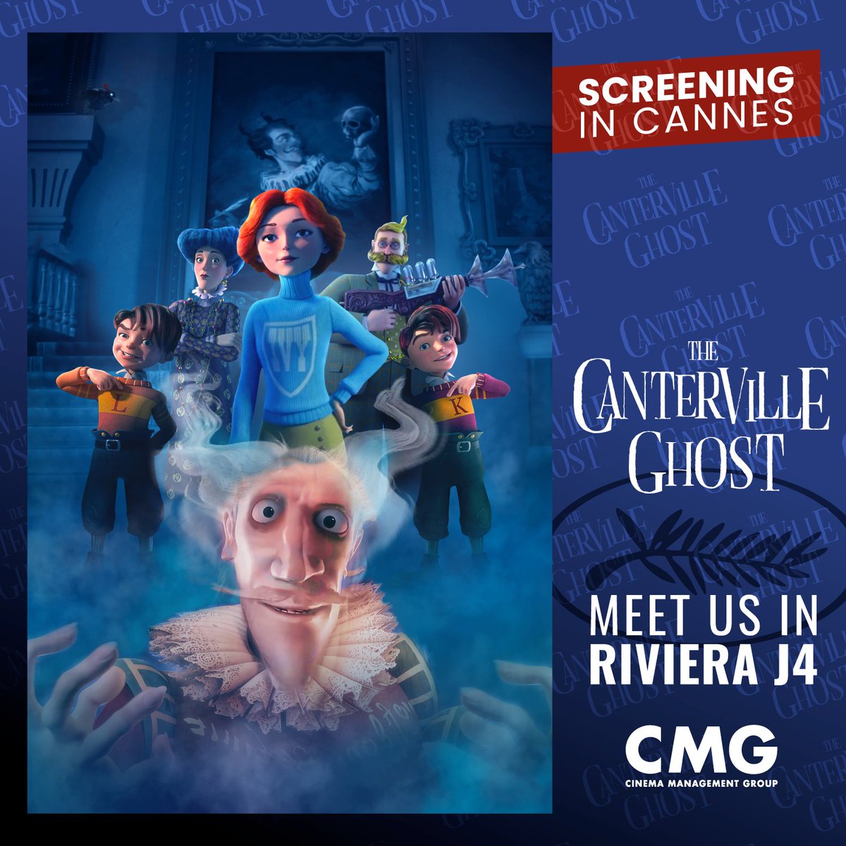 CinemaMgmtGroup's tweet photo. We're at @Festival_Cannes with some exciting news and screenings of The Canterville Ghost!  We're thrilled to share this @annecyfestival Official Selection. #Cannes2023 #animation #oscarwilde https://t.co/LNFggwTfg8