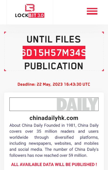 China Daily veri ihlali