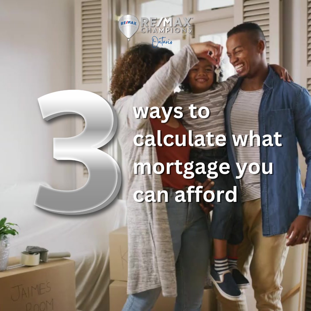 OntarioRemax's tweet photo. Have you thought about owning a home but don't know what you can afford? Here are 3 ways you can calculate what mortgage you can afford with your income and credit score 💰️🙌🏡  
#mortgage #housingmarket #homebuyer https://t.co/dIPeHr1Xtm