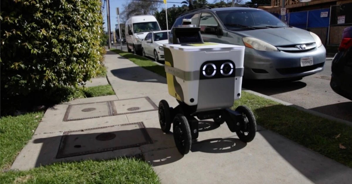 cristela9's tweet photo. Pixar has taught me so well that when I see one of those robot things on the sidewalk, delivering stuff….I think about its family and hope it has a safe journey home. https://t.co/mSPn481F4G