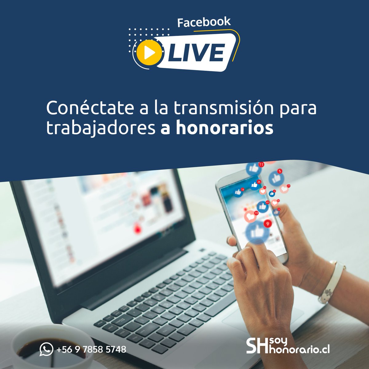 Jueves, 19:10 horas, facebook.com/soyhonorario.cl