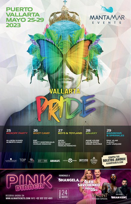MENSAJE GAY ?: @VallartaPride a la vuelta de la esquina. Del 25 al 29 de mayo. @MantamarBC nos revela