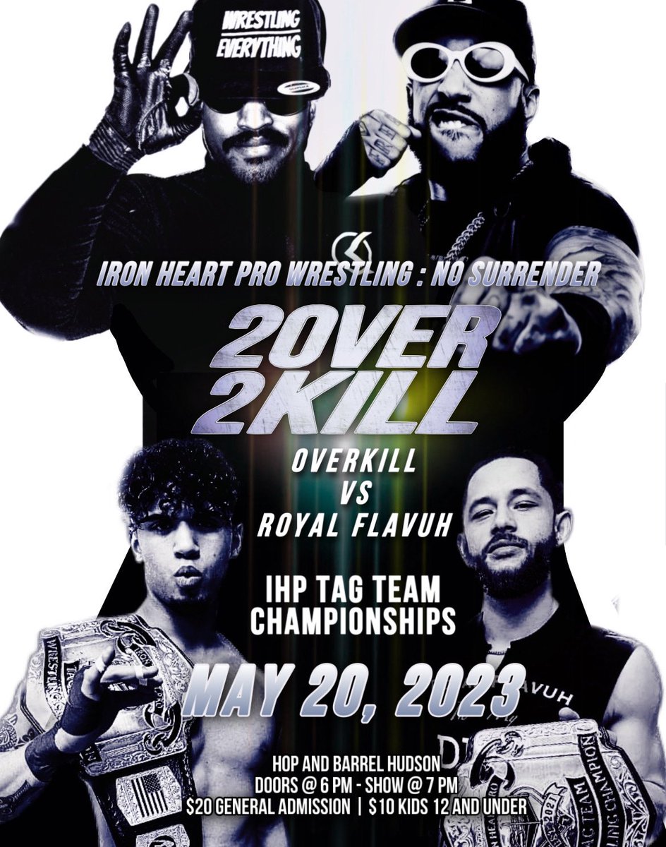 This weekend could be the last ride!
But you gotta come to find out! 
5/20 @IronheartPw goes #OVERKiLL! 

#wrestling #prowrestling #IndyWrestling #professionalWrestling #pwi #sportsentertainment
#sports #davidali #fitness #athlete  #motivation #follow