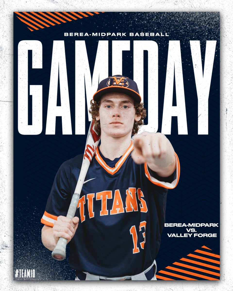 Tourney Time

🆚 Valley Forge
🕔 5:00 pm
📍 Kennedy Field
🎟️ ohsaa.org/tickets
#BeATitan | #Team10