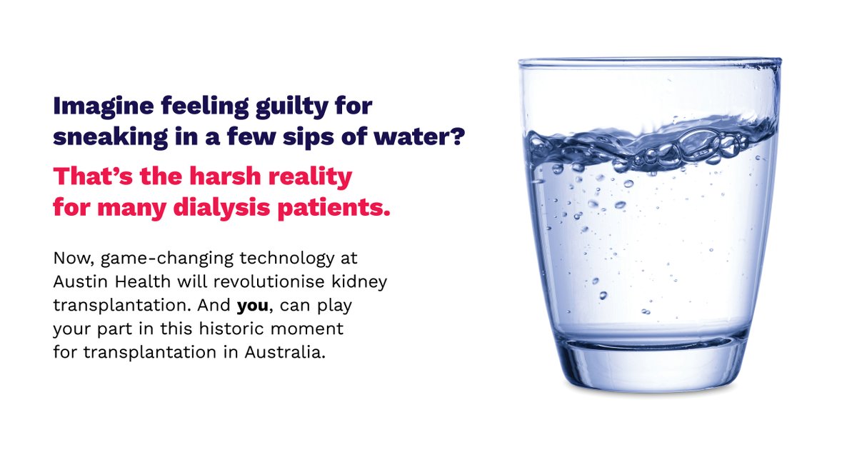 Join our 2023 Appeal &amp; support the Kidney Machine Perfusion Program. Your donation will help transform the lives of patients with chronic kidney disease by reducing transplant waitlists &amp; improving transplant outcomes. 

Make a tax-deductible donation: bit.ly/3MhLxxM