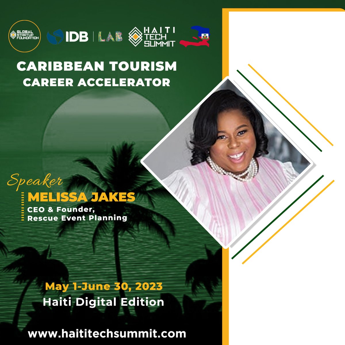 A huge shout out to our incredible speaker Melissa Jakes at the Caribbean Tourism Career Accelerator Program! Thank you for sharing your expertise, insights, and inspiration with our aspiring entrepreneurs. 

 #GSFAccelerator #SpeakerAppreciation #caribbeantourismaccelerator