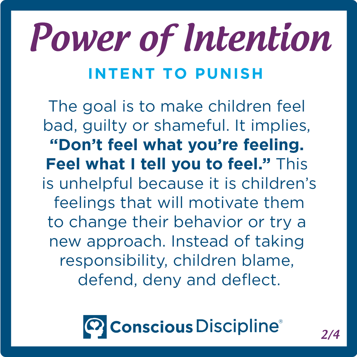 ConsciousD's tweet photo. With the Power of Intention, we ask, “What is my intent as I approach this child?" Here are three types of intentions and the effects that each of them has on changing behavior. #iHeartCD Learn more: https://t.co/Ev0NVJ7OQ3 https://t.co/aYUo2jfQRp