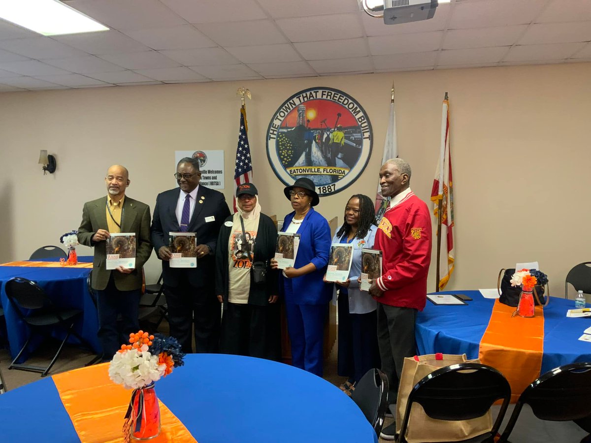 There's only a handful of historic Black towns left. So excited to see Hobson City mayor representing our town in Florida with other Black town mayor's. We love you <a href="/hobsoncitymayor/">Alberta McCrory</a>